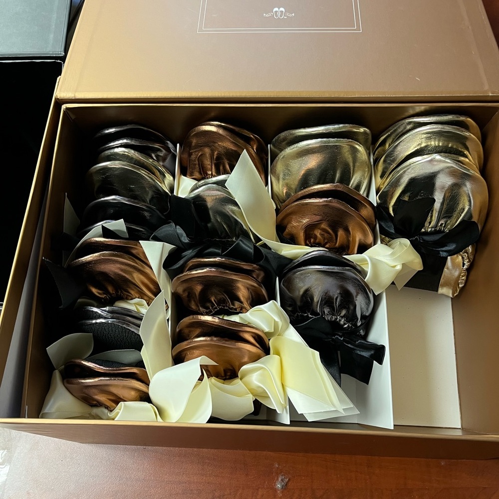 Rescue flats mixed metallic set - 15 pairs with original box and bags